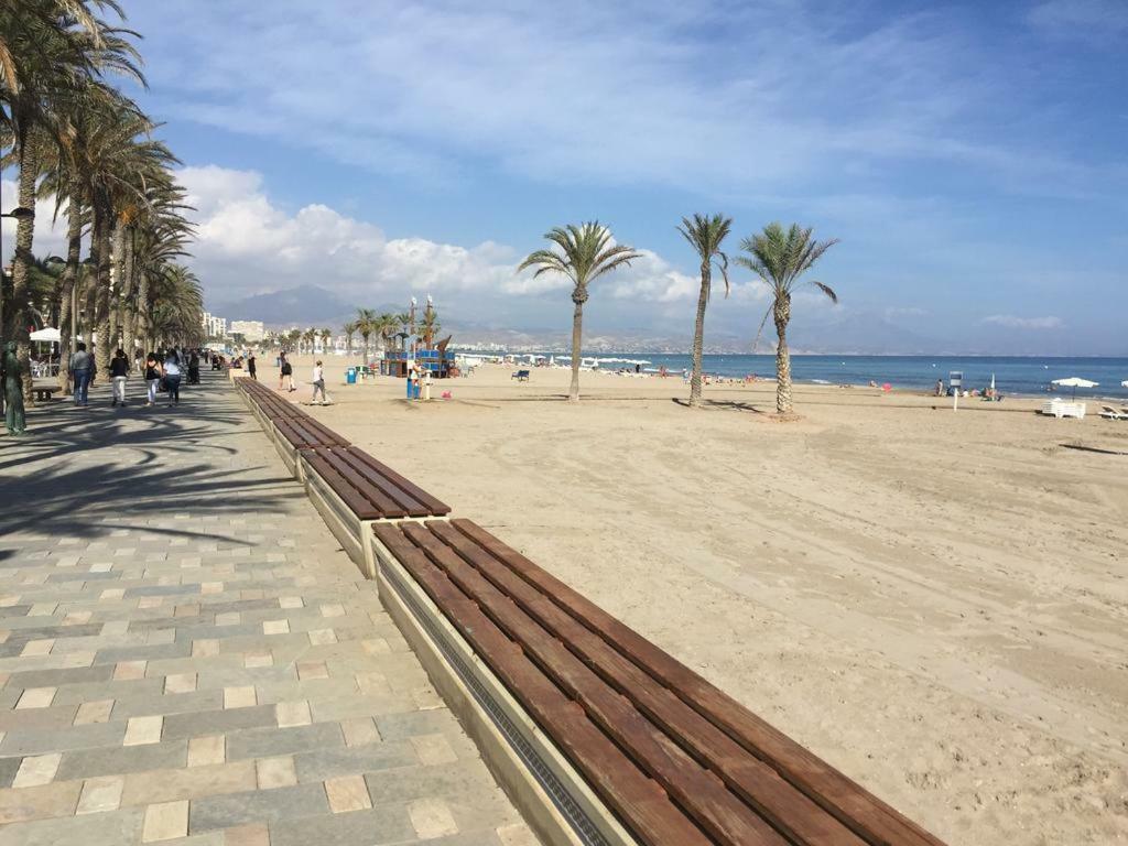 Apartamento Preciosas vistas al mar. Piscina. Playa San Juan Alicante Exterior foto